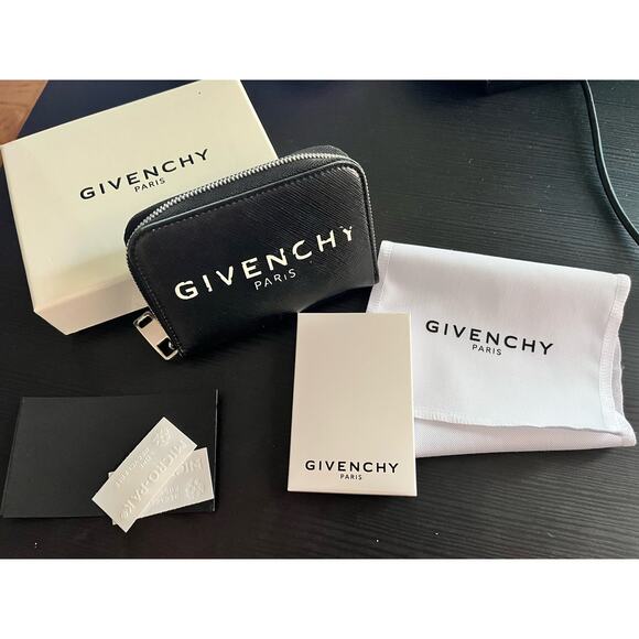 Givenchy Handbags - Givenchy Paris small zip wallet black